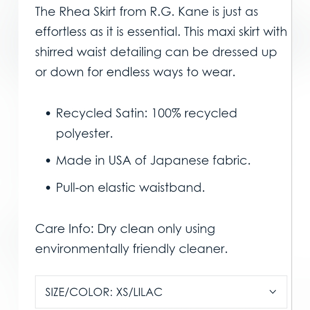 R.G. Kane Rhea Skirt - Picture 10 of 10